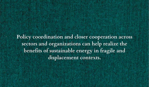 Sustainable energy at the ‘triple nexus’: Challenges and opportunities for humanitarian, development and peacebuilding organizations