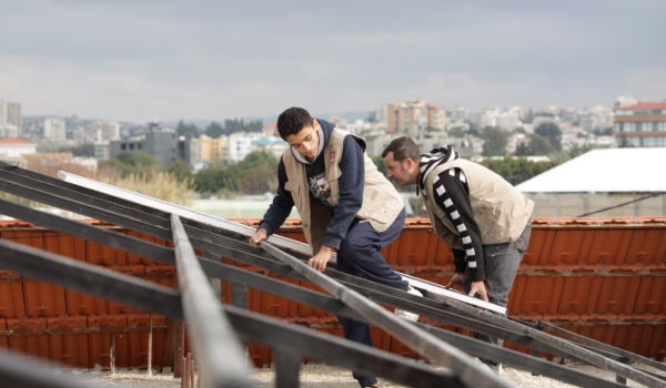 Alternative sources of energy in Zahlé, Lebanon 