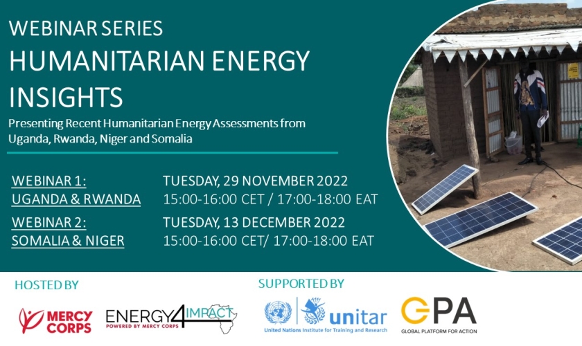 Country Level Humanitarian Energy Insights in Niger/Somalia
