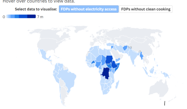Quantifying the global sustainable energy access gap amongst forcibly displaced people