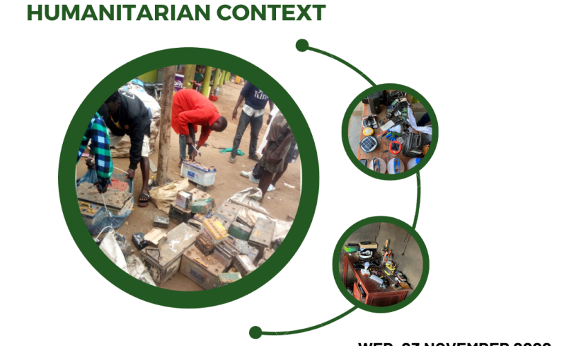 Webinar Series on Understanding the E-waste Value Chain in Humanitarian Settings
